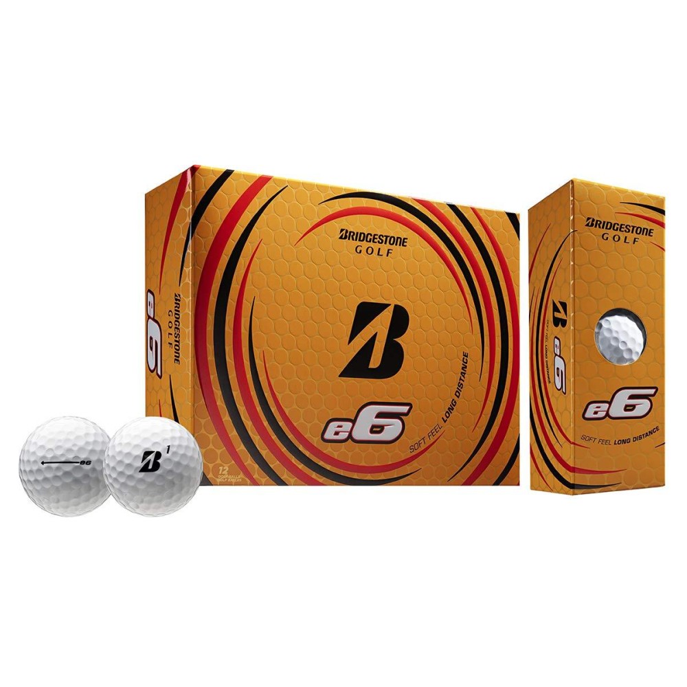 Bridgestone 2021 E6 Golf Balls (One Dozen) White