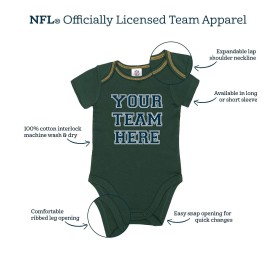 Nfl New York Giants 3 Pack Bodysuit Sleep N Play Footie Cap Registry Gift Set, Blue New York Giants New, 0-3 Months