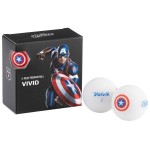 Volvik 1129147 Marvel Golf Balls - Captain America - Pack Of 4