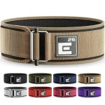 Self-Locking Weight Lifting Belt - Premium Weightlifting Belt For Serious Functional Fitness, Weight Lifting, And Olympic Lifting Athletes - Lifting Belt For Men And Women (Large, Coyote Brown)