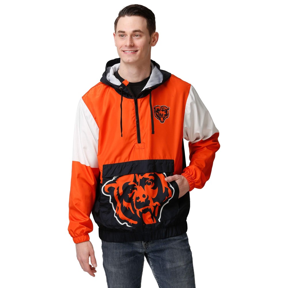 Chicago Bears Nfl Mens Warm-Up Windbreaker - Xl