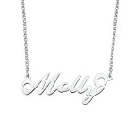 Cly Jewelry Stainless Steel Pendant Customized Custom Personalized Molly Name Necklace