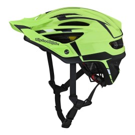Troy Lee Designs Adult All Mountain Mountain Bike Half Shell A2 Helmet Sliver Wmips (Greengray, Xlxxl)