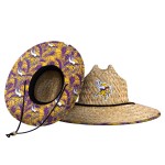 Foco Unisex Adult Nfl Team Logo Floral Sun Straw Hat, Team Logo, One Size Us