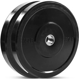 Jfit Olympic Bumper Weighted Plate 2A, Set Of 2 Plates, 35 Lb Pair