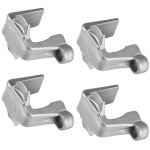 Boat Bumper Clips, Pontoon Boat Fender Clips For Docking, Pontoon Boat Square Rail Fender Hangers/Adjusters/Clips Work With Pontoon Bumpers For Docking, 4 Pack