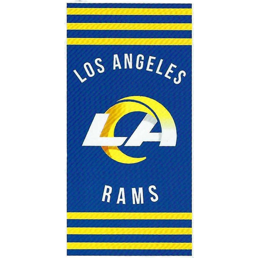 Northwest Nfl Los Angeles Rams Unisex-Adult Beach Towel, 30 X 60, Stripes