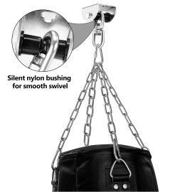 Eapele Heavy Bag Hangers Brackets For Wood Beam, Come With Heavy Bag Swivel Chain