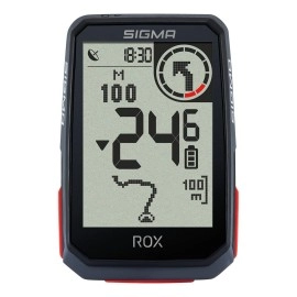 Sigma Rox 40 Gps Bike Computers, Black, Altitude, Navigation, Large Display, Easy 3 Button Operation, E-Bike Ready, Smart Phone Connectivity, Lightweight, Ipx7 Water Resistant (Computer Only)