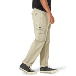 Lee Mens Wyoming Relaxed Fit Cargo Pant, Pebble, 32W X 30L