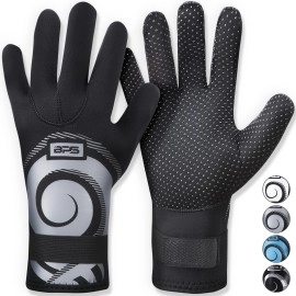 Bps 5Mm Koru Gloves - Black Wgrey - Xs