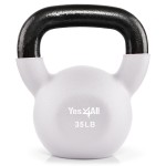 Yes4All Neoprene Coated & Kettlebell Sets - Hand Weights For Home Gym & Dumbbell Weight Set Training 35 Lb