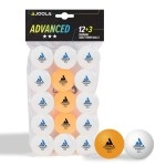 Joola 44206 Table Tennis Balls 3 Stars Training Advanced 40+ Mm Diameter Premium Table Tennis Balls Whiteorange Pack Of 15