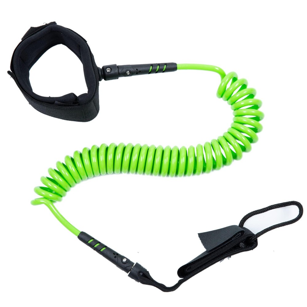 Heytur Surfing Surfboard Leash Sup Leash Rope Stand Up Paddle Board Leash Coil Surf Accessories(Green)