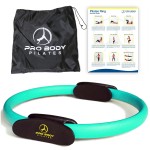 Probody Pilates Ring Circle, Fitness Ring Magic Circle, Pilates Ring 14 Inch For Thigh Workout, Yoga Ring Thigh Toner, Inner Thigh Exercise Equipment For Women, Pilates Equipment Thigh Master (Aqua)