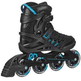 Roller Derby Aerio Q-84 Men's Inline Skates - Black/Blue - Size 09