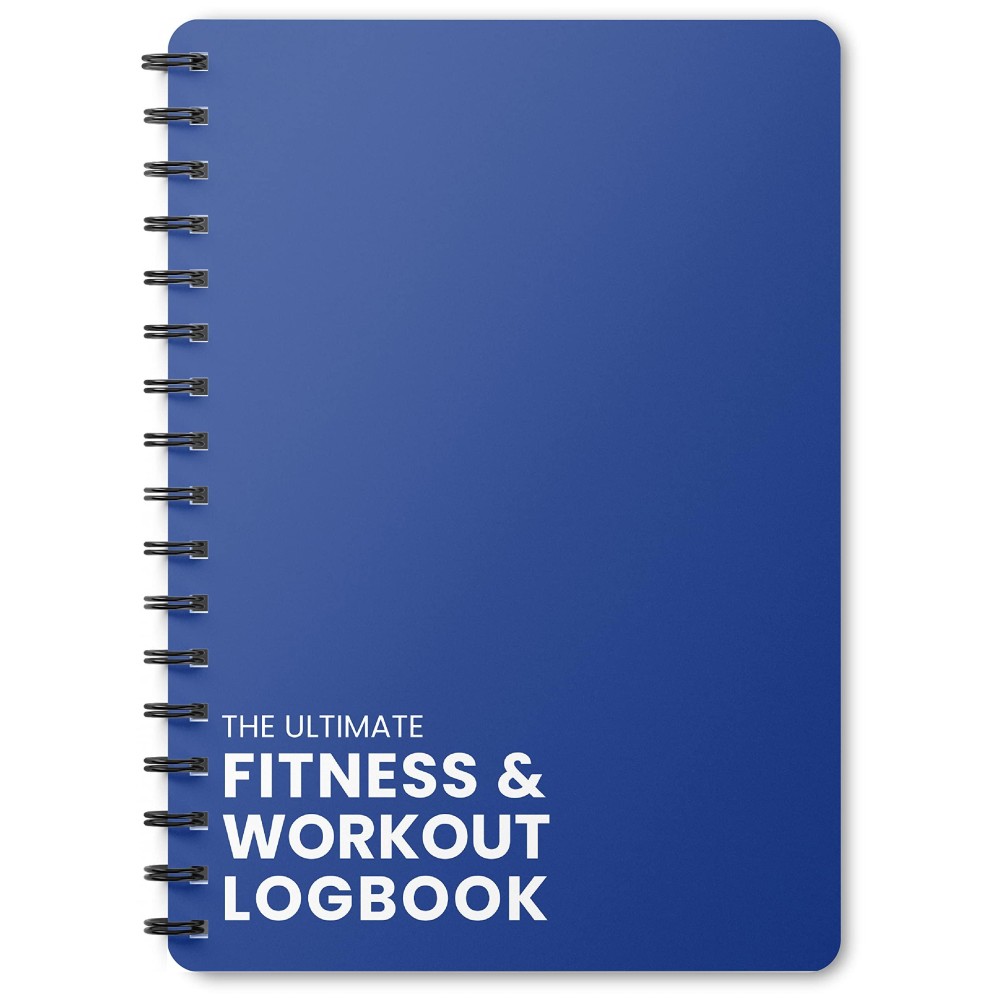 Ultimate Gym Workout Log Book, Xl A5 Exercise, Fitness And Training Diary & Journal - 100 Page With Exercise, Cardio & Notes Sections, Set Go