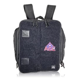 Cornhole Backpack With Ace Patch - Holds Up To Six Cornhole Bag Sets (Up To 24 Bags) - Includes 2 Side Pockets, 2 Phone Holders, 2 Straps, Headphone Passthrough Ports