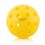 Physizz Pickleballs 4-Pack Outdoor Pickleball Balls Usapa Approved Yellow 40 Holes With Storage Mesh Bag