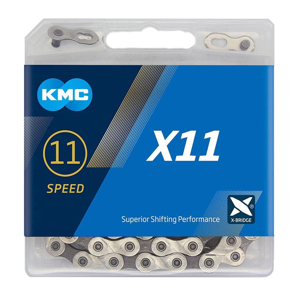 Kmc Unisexs X11 11 Speed Chain, Silver, 118 Link