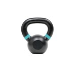 Tru Grit Fitness - Cast Iron Kettlebells - 12Lb - Easy Grip Handle - Powder Coated - Home Gym Or Office Strength Training Equipment