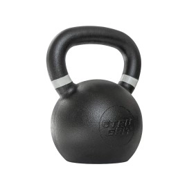 Tru Grit Fitness - Cast Iron Kettlebells - 53Lb - Easy Grip Handle - Powder Coated - Home Gym Or Office Strength Training Equipment
