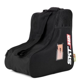 Roller Skate Bag With Adjustable Shoulder Strap For Kids And Adults To Hold Inline Skates Roller Skates Knee Pads Helmets Black