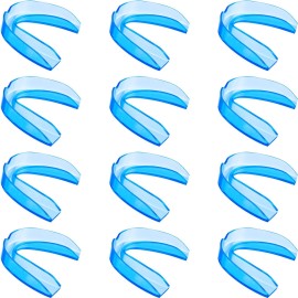 20 Pieces Sports Mouth Guards Mouth Protection Athletic Mouth Guard For Kids And Adults (Blue)