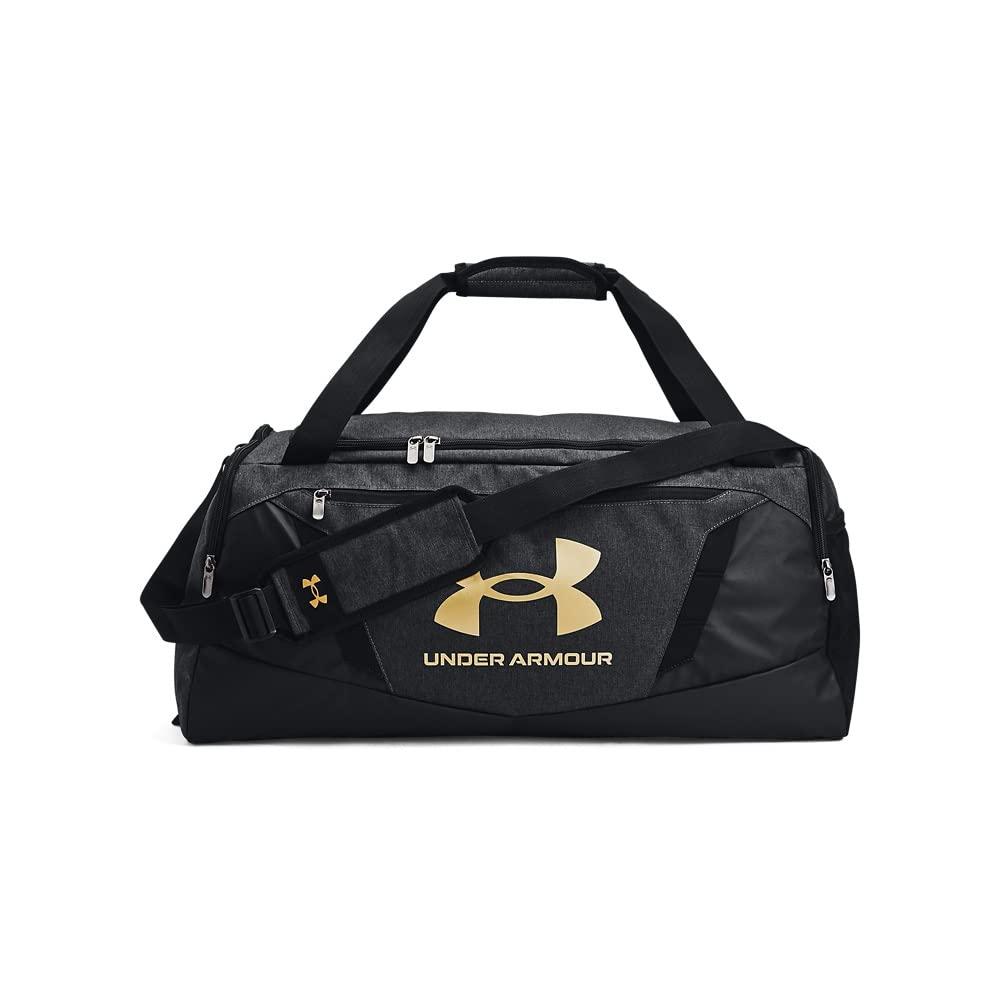 Under Armour Adult Undeniable 50 Duffle , Black Medium Heather (002)Metallic Silver , Small