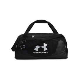 Under Armour Unisex-Adult Undeniable 50 Duffle-Large , Black (001)Metallic Silver , One Size Fits Most