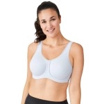 Wacoal Womens Plus Size Full Figure Underwire Sport Bra, Arctic Ice, 38H