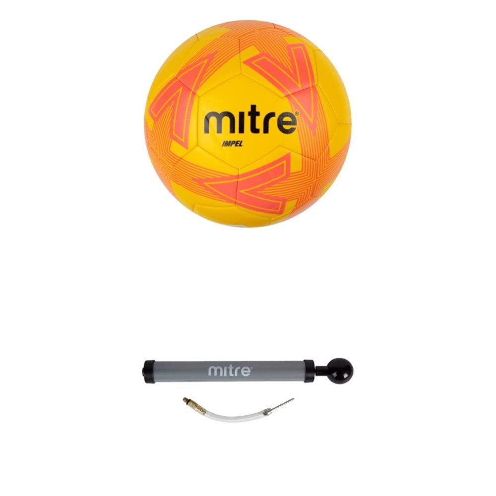 Mitre Unisex Soccer Ball Training Impel,Yellowtangerine