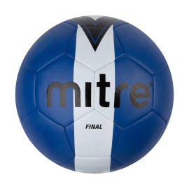Mitre Unisex Final Recreational Football, Bluewhiteblack, Size 3