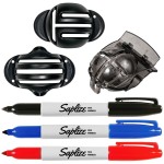 Saplize Golf Ball Marker Alignment Kit(Mixed 3 Pack), Three Golf Ball Marker Line Drawing Alignment Putting Tools With 3 Color Marker Pens, Golf Accessories