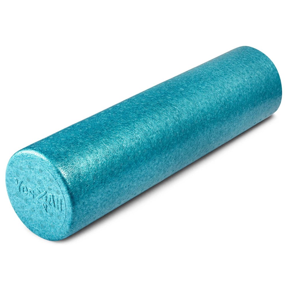 Yes4All Epp Exercise Foam Roller - Extra Firm High Density Foam Roller - Best For Flexibility And Rehab Exercises (24 Inch, Turquoise)