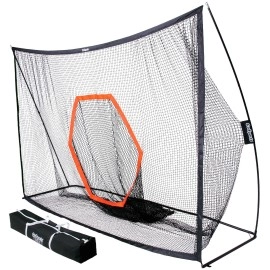 Gosports Golf Practice Hitting Net - Choose Between Huge 10 Ft X 7 Ft Or 7 Ft X 7 Ft Nets - Personal Driving Range For Indoor Or Outdoor Use - Designed By Golfers For Golfers