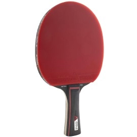 Joola Match Pro Ittf Approved Allround Competition Table Tennis Bat 4 Stars Blackred 18 Mm Sponge Thickness