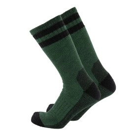 Cerebro Merino Wool Socks For Men, Cushioned Mid-Calf Socks Moisture Wicking Men'S Hiking Socks For Home, Trekking, Outdoors (1Pairs Greenblue)