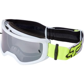 Fox Racing Main Motocross Goggle, Stray Flo Yellow - Spark Mirror Lens