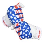 Hushe American Flag Baseball Batting Gloves Usa Flag Baseball Batting Gloves For Youth Adult & Unisex (White) (Medium, Adult)