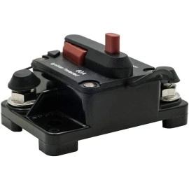 Young Marine Circuit Breaker For Boat Trolling With Manual Reset,Water Proof,12V- 48V Dc (Surface Mount-90A)