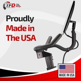 TFD Adjuster Fixed, Compatible with Peloton Bike (Original Models), Made in USA - Fixed Handle Bar Position for Any Rider | Black Design - Peloton Accessories