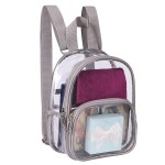 Uspeclare Clear Mini Backpack With Size 7.5
