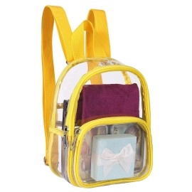 Uspeclare Clear Backpack Stadium Approved 12126,Clear Mini Backpack With Size 7.5