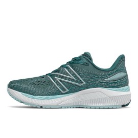 New Balance Womens Fresh Foam X 860 V12 Running Shoe, Mountain Tealpale Blue Chill, 10 W