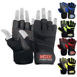 Mrx Weightlifting Gloves For Men Workout Gloves Mens Wrist Support Lifting Gloves Male Gym Gloves Workout Gym Accessories For Men Weight Lifting Fingerless Gym Exercise For Powerlifting