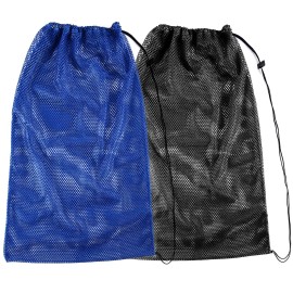 2 Packs Mesh Gear Bag For Snorkel Equipment, Oversized 18