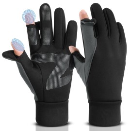 Cierto Winter Gloves For Men & Women Cold Weather Water Resistant Thermal Gloves Warm Gloves For Running Cycling Motorcycle Bike Riding