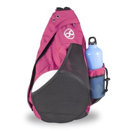 Infinite Discs Slinger Disc Golf Backpack For Quick Disc Storage, 8-12 Discs In Your Bag (Pink)