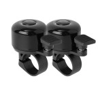 Binudum Bike Bell 2 Pack With Loud Melodious Sound Classic Mini Bicycle Bell For Kids Adults Bike Horn For Road, Mountain Bike For Scooter, Mtb, Bmx (Black (2Pack))